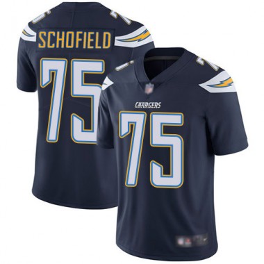 Los Angeles Chargers NFL Football Michael Schofield Navy Blue Jersey Men Limited  #75 Home Vapor Untouchable